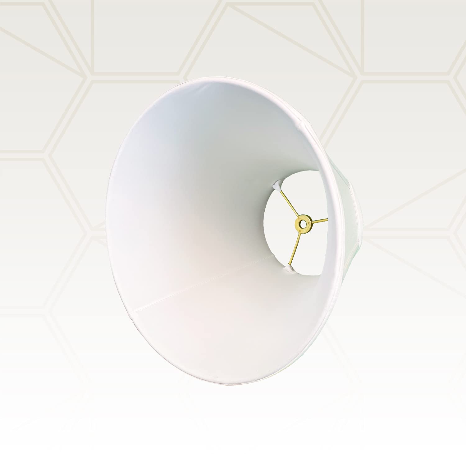 Royal Designs, Inc. Deep Empire Lamp Shade, White, 9 X 18 X 14, Set Of 2