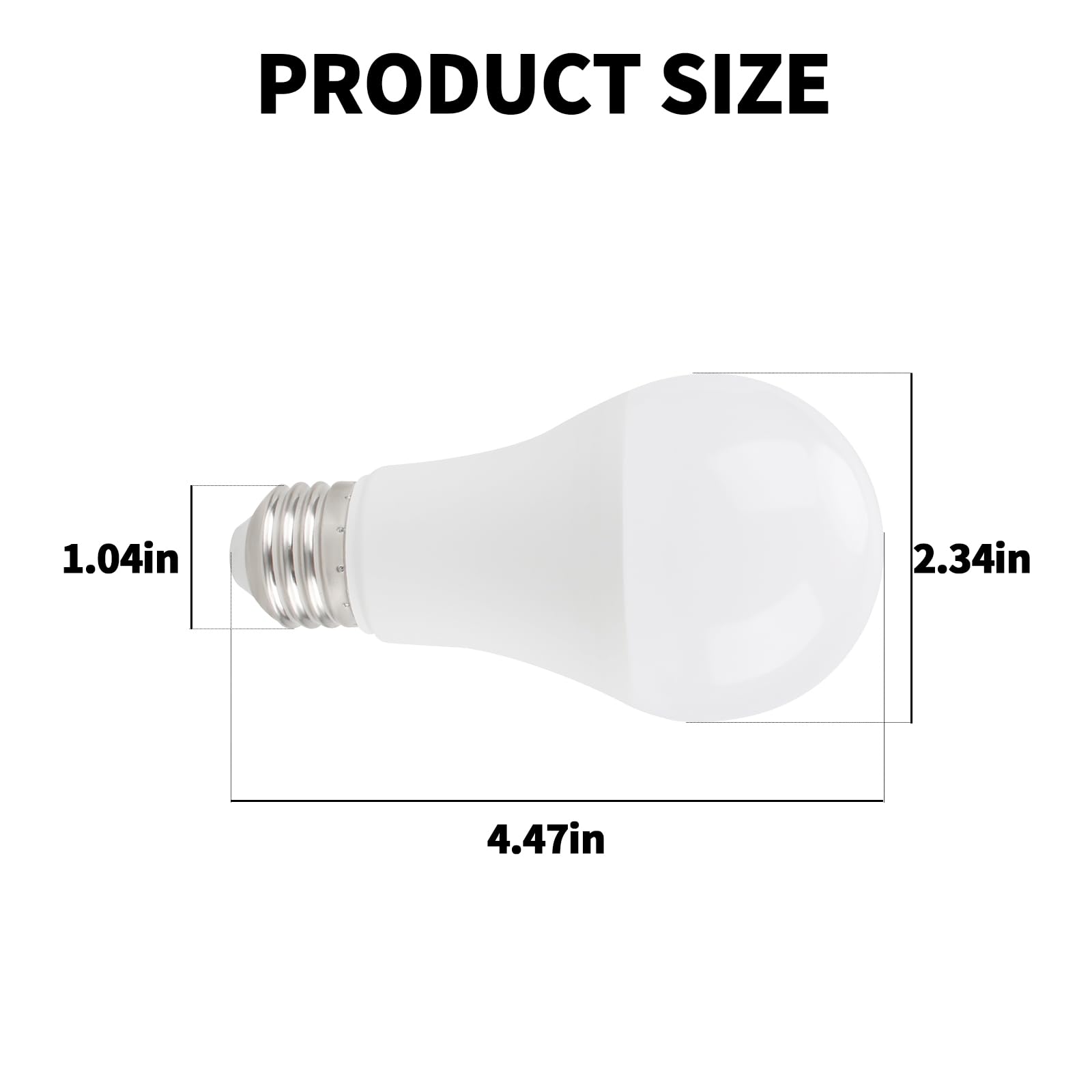 Pulems Garage Door Opener LED Light Bulb - 9W, 4000K, E26 Base, 2 Pack, White, for Chamberlain, Genie, Craftsman & Lift