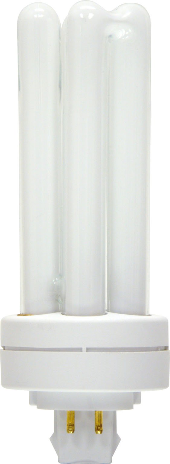 GE Lighting CFL Bulbs 26W, 1800-Lumen, Gx24Q-3 Base, Warm White (3500K), 10-Pack, Model 97616