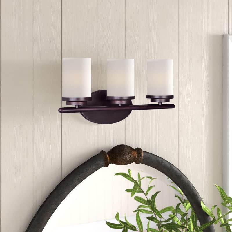 6-Pack White Frosted Glass Shade Covers, Elegant Glass Lamp Shade Replacements For Light Fixtures, 1-5/8-Inch Fitter Cylinder Gl