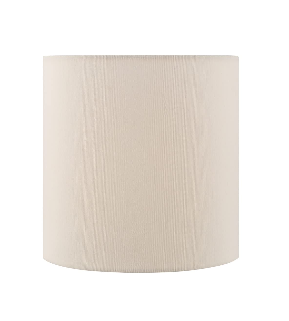 Aspen Creative Drum Lamp Shade, Off White Linen, 8in x 8in x 8in, Model 31244