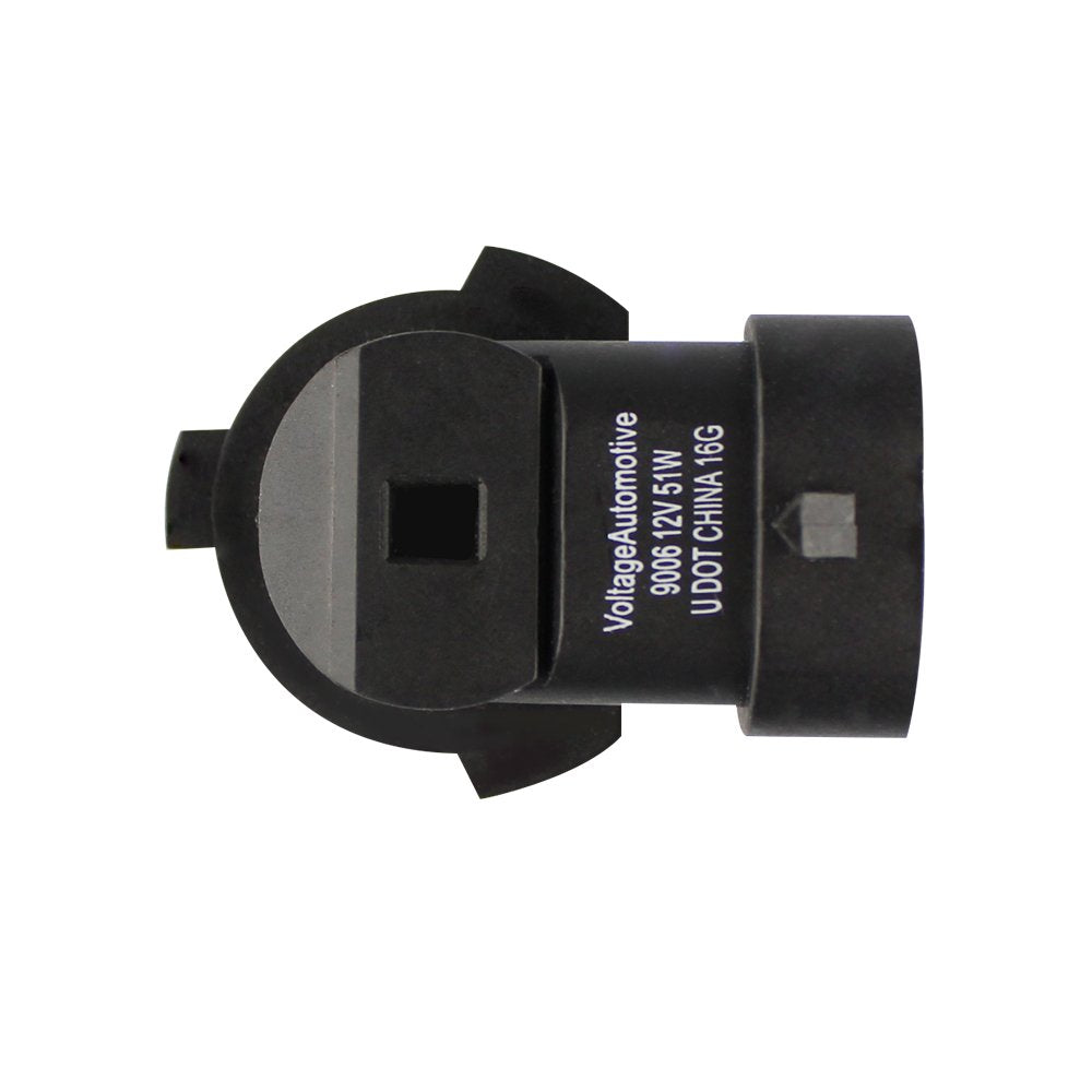 Voltage Automotive 9006 HB4 Bulb (Pair) - Standard Replacement For Low Beam High Beam Driving Fog Light