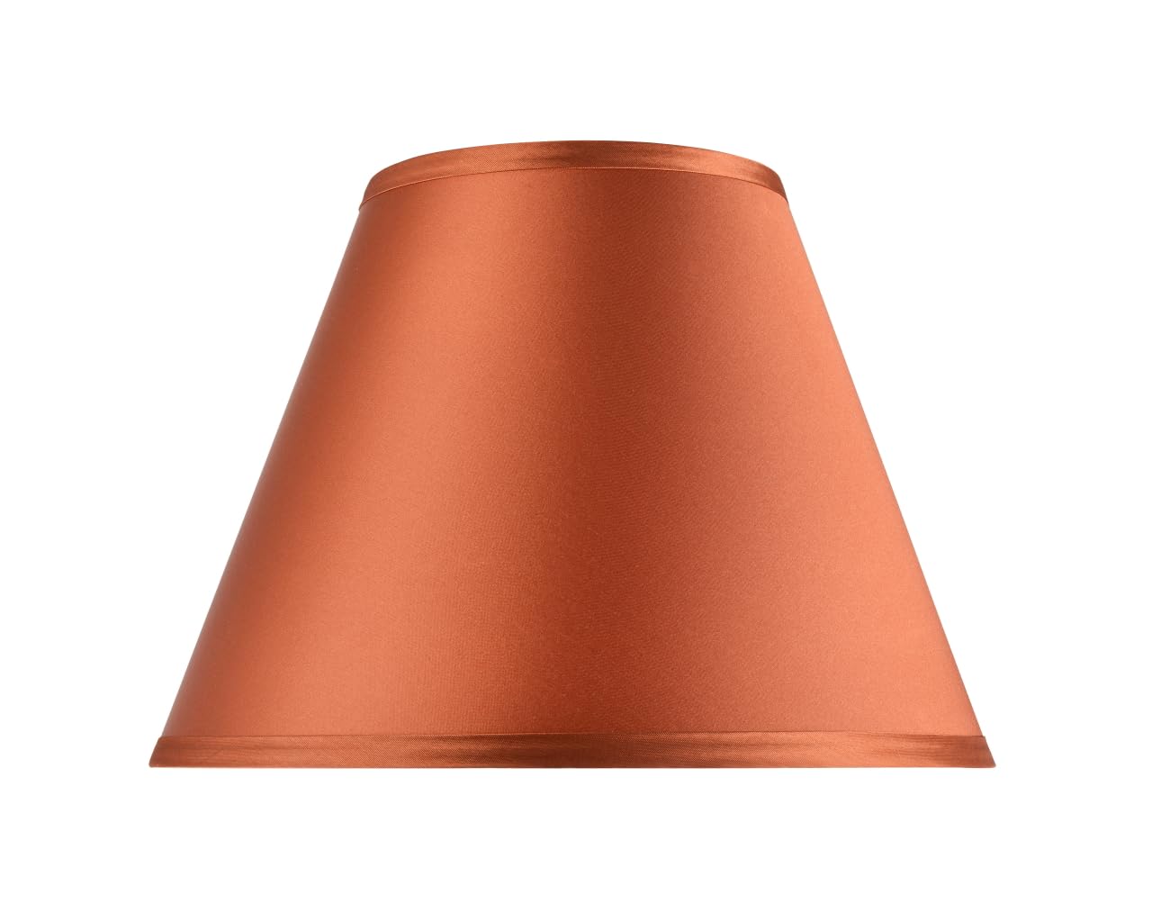 Aspen Creative 32193A Transitional Empire Shape Spider Construction Lamp Shade, Burnt Orange, 6&quot; Top X 12&quot; Bottom X 9&quot; Slant Height