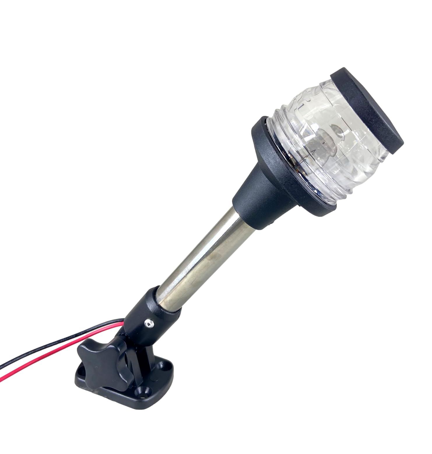 Pactrade Marine 10in Foldable Warm White 360° Stern Navigation Light PM614019 for Boat, Pontoon, Fishing, Kayak