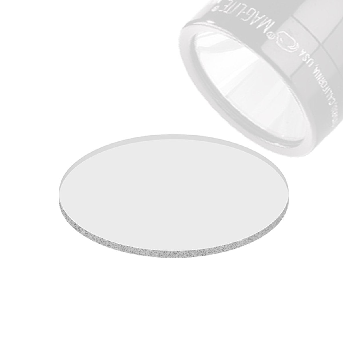 Weltool Glass Lens for Maglite C/D Cell Flashlights - Tempered Shatterproof - 2pcs - 71056 - UltraClear