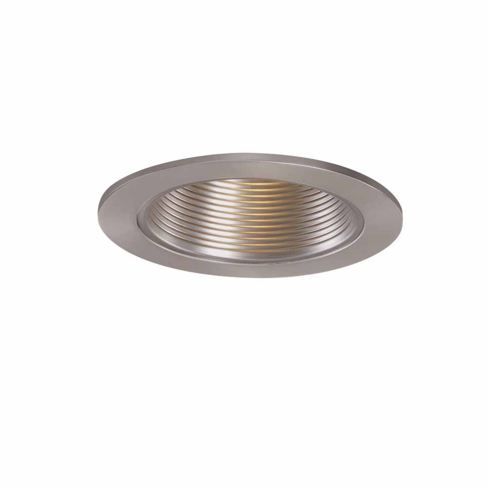 HALO Cooper Lighting 953SN 4-Inch Trim Metal Baffle, Satin Nickel