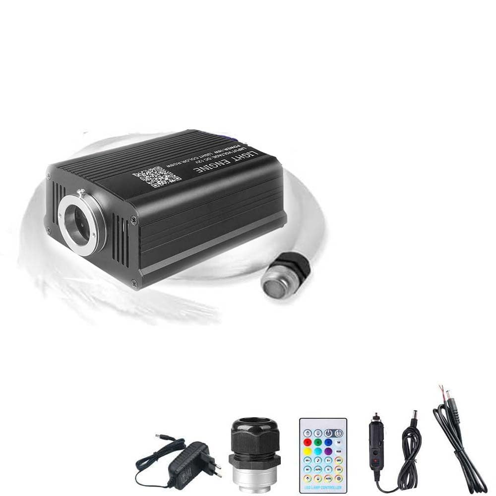 XAEIOW Twinkle Starlight Headliner Light Kit, 16W, 500pcs, 6.5ft, Red, APP/Remote Control for Car/Home/Party