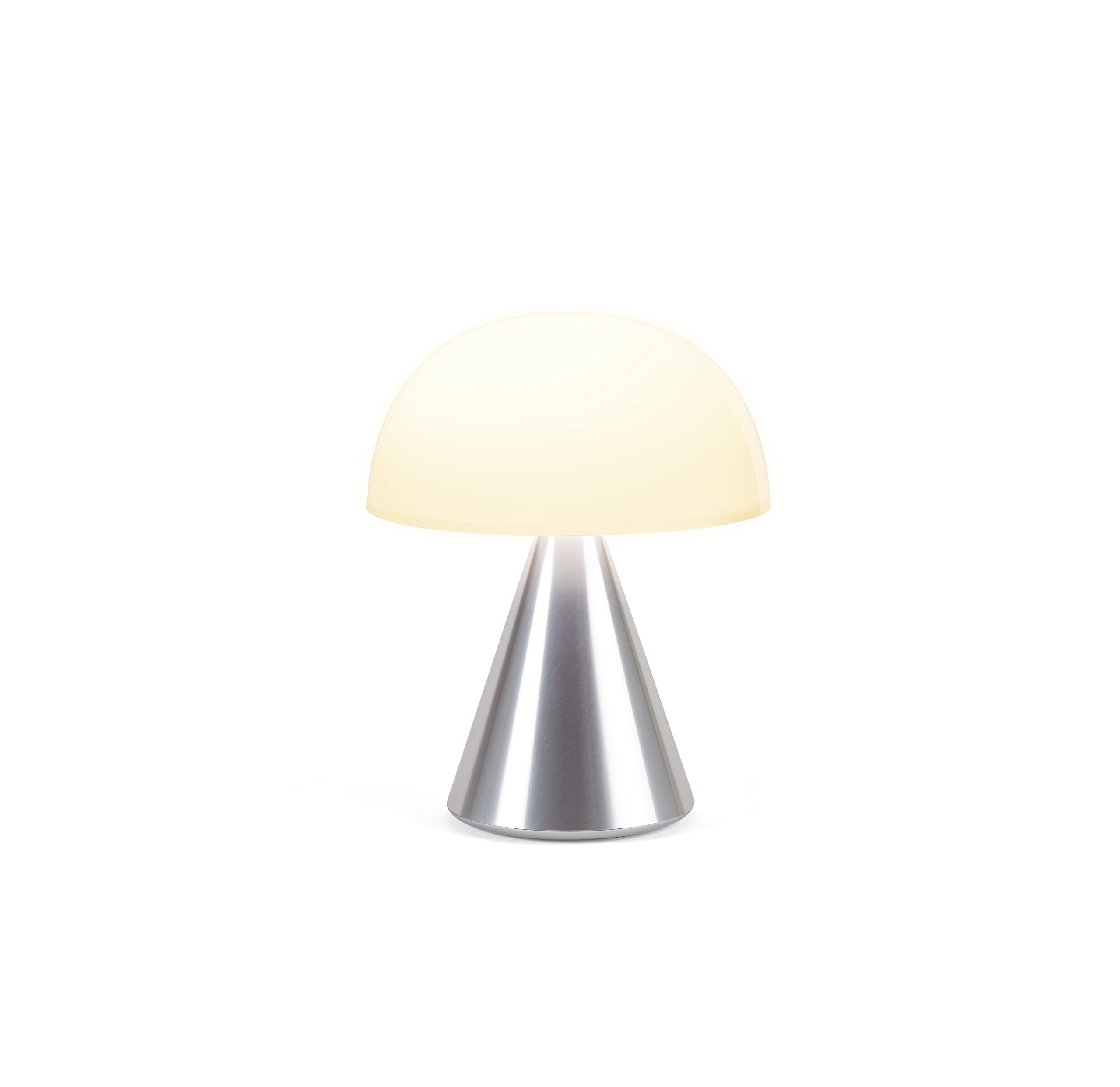 Lexon Mina L Mushroom Lamp - 9 LED Color Table Lamp for Bedrooms, Living Room & Office - Cordless, Rechargeable with 24h Light &