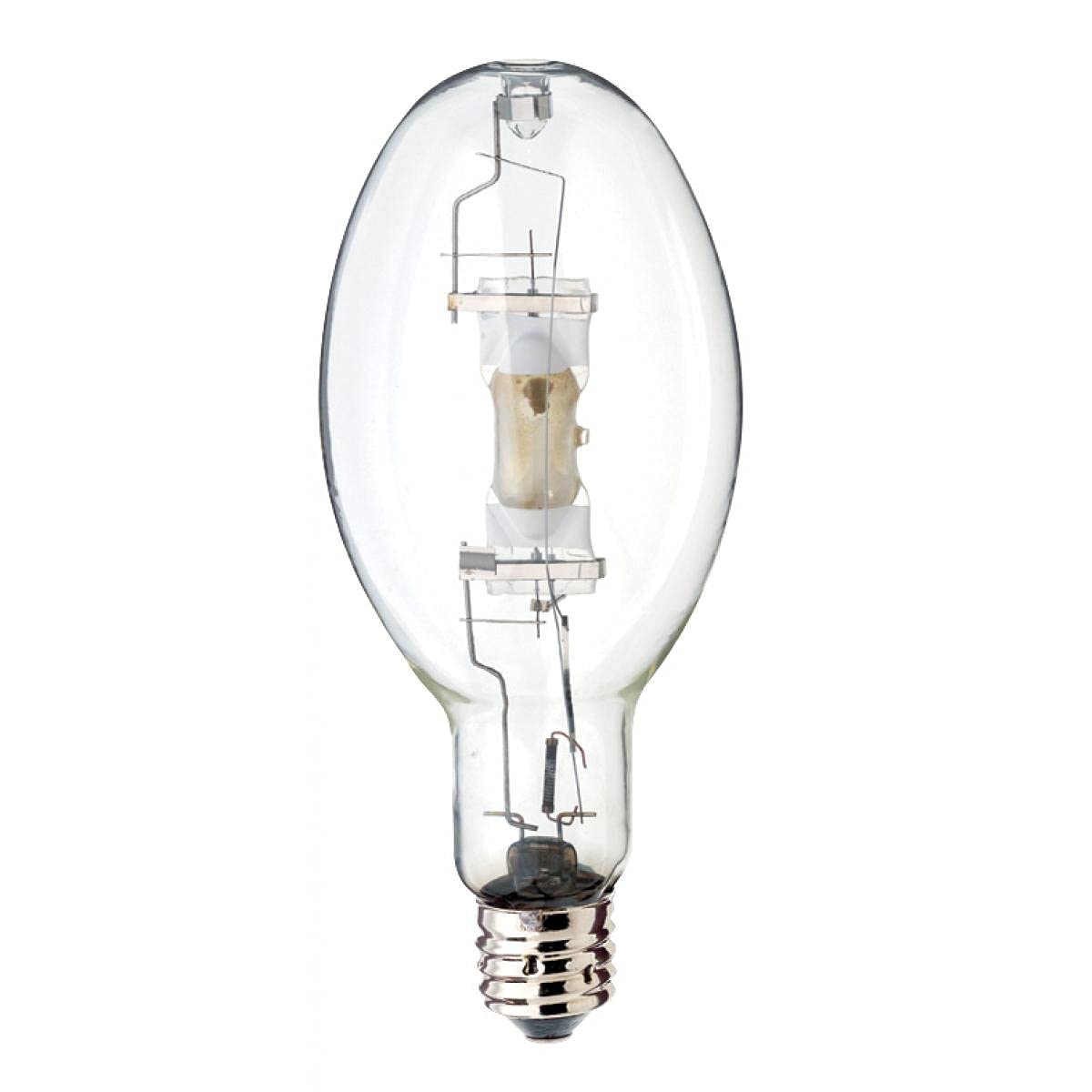 Satco S5837 3400K 1500-Watt Clear Universal Mount Mogul Base Bt56 Metal Halide Lamp