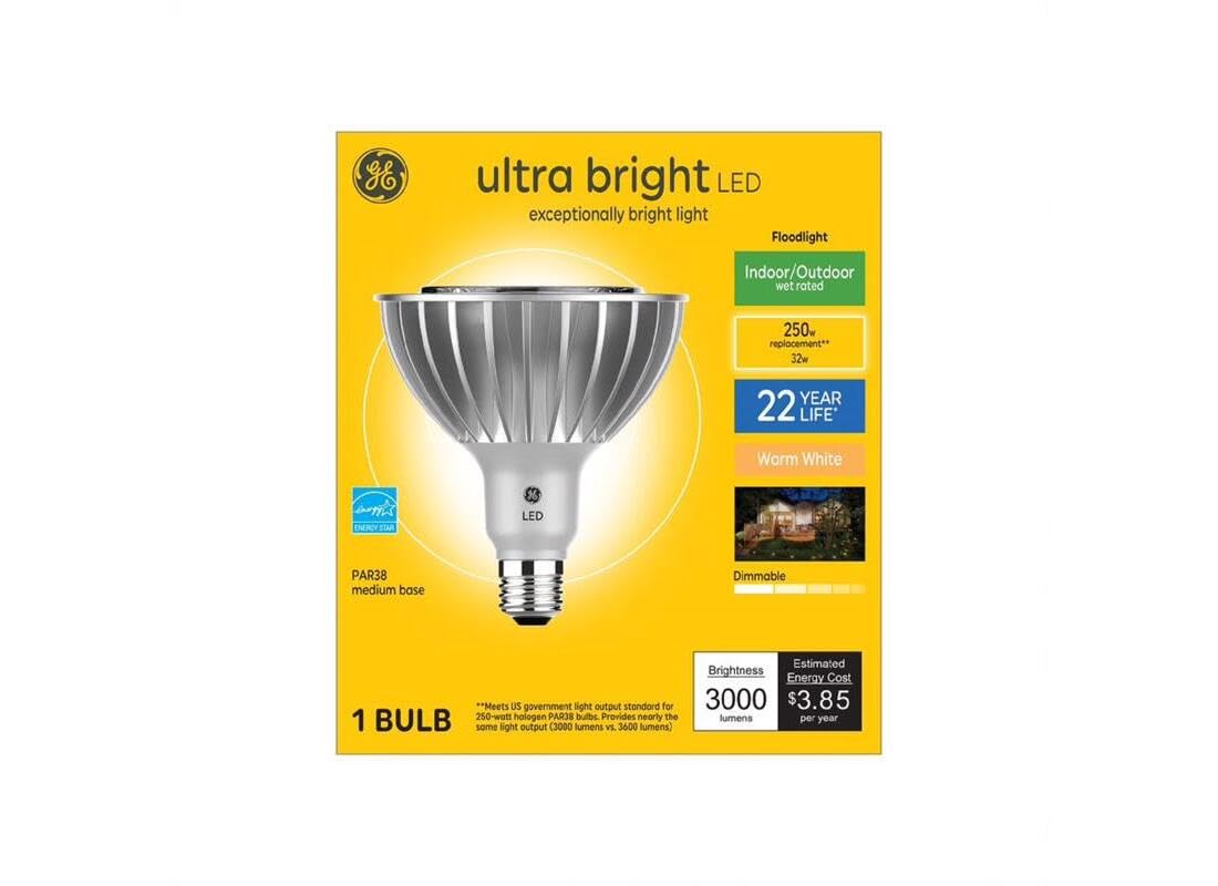 GE LED PAR38 E26 WW 250W