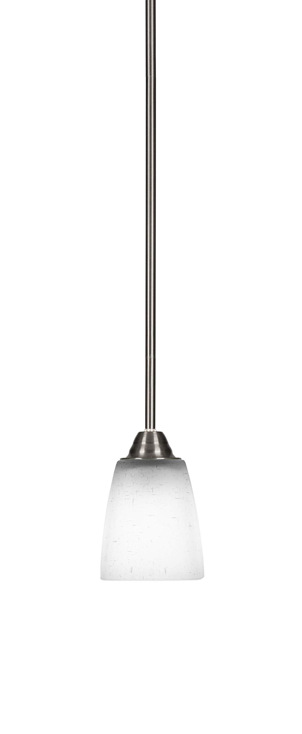 Toltec Lighting Paramount 1 Light Mini Pendant in Brushed Nickel (3401-BN-460)