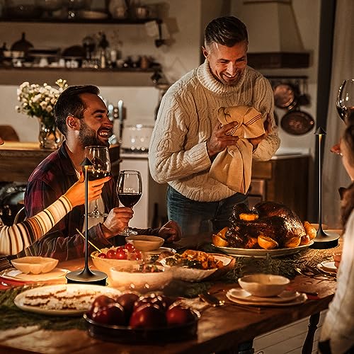 Jicai Small Cordless Table Lamp Rechargeable  Battery Operated Desk Lamp  4000Mah Led Touch Lamp  Dimmable Portable Outdoor Waterproof Wireless Table Light For Restaurants/Bars/Outdoor(1Pc  Black)