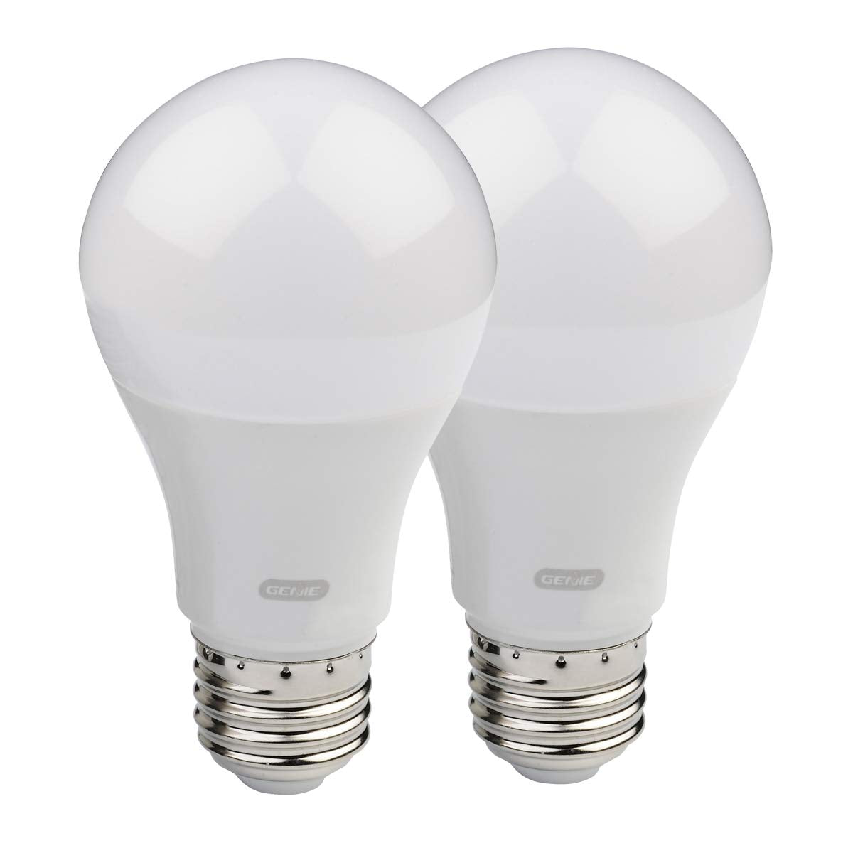 Genie Garage Door Opener LED Light Bulb, 4000K, 2 Count, Model GLEDB2-R2, Plastic