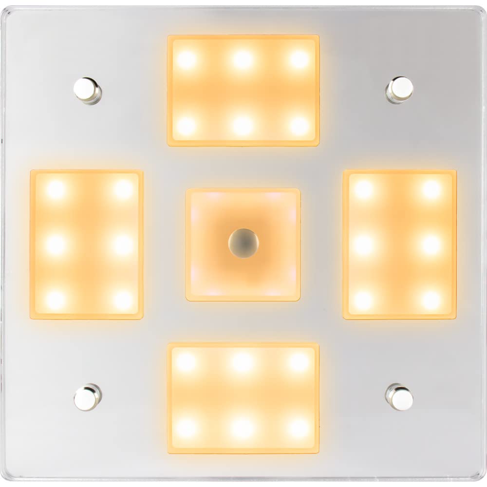 Sea-Dog Square Led Mirror Light Touch On/Off/Dim