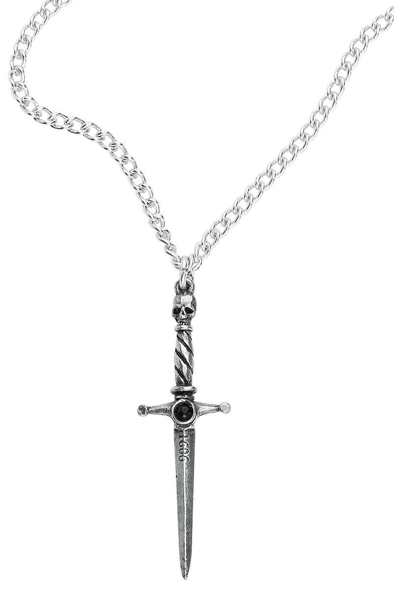 Alchemy Gothic Macbeth Dagger Necklace, 36