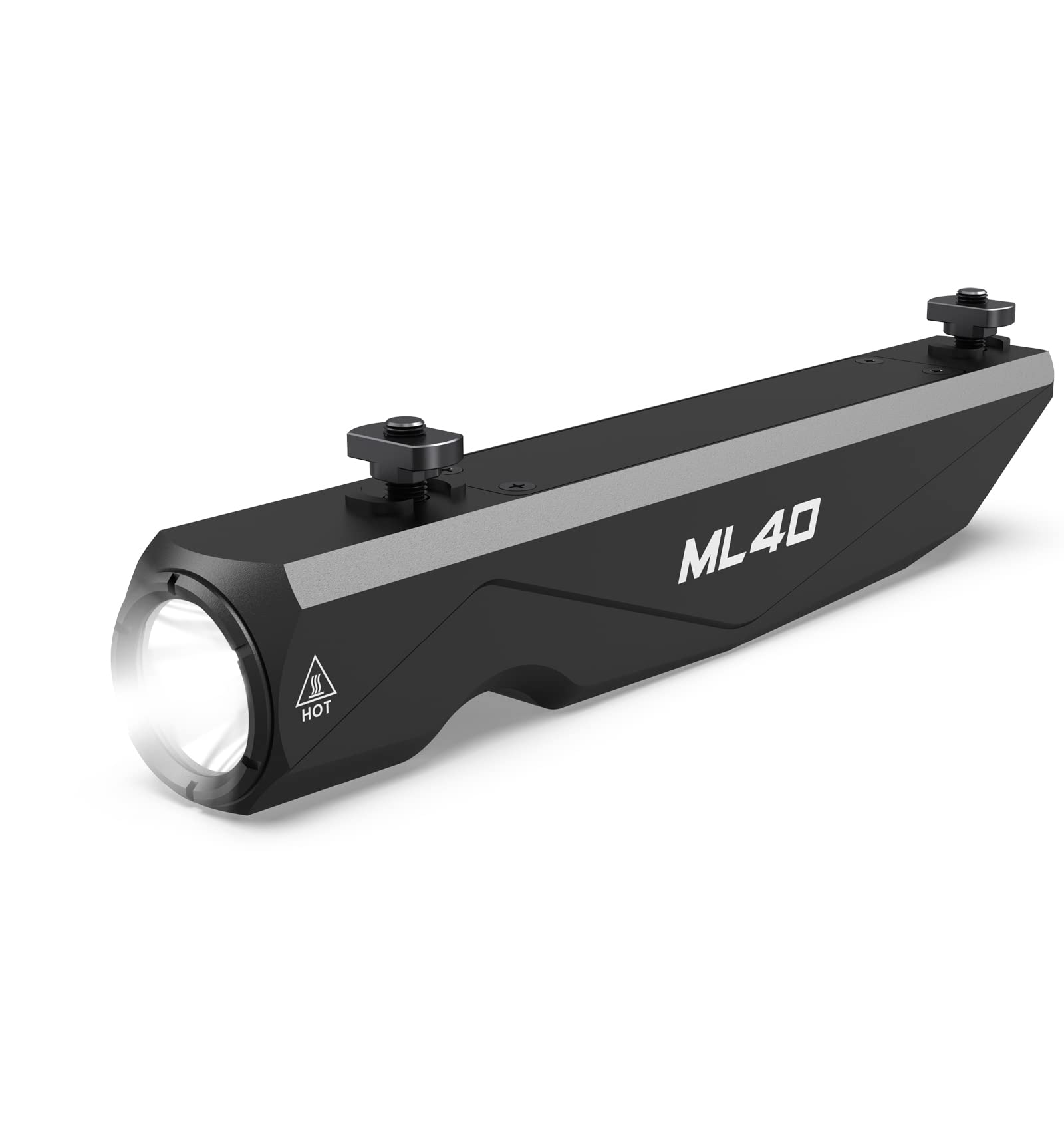 VOTATU ML40 1450 Lumens Weapon Light Compatible with M-Lok Rail Surface  Tactical Flashlight for Sporting Equipment  Strobe Function  Magnetic Rechargeable