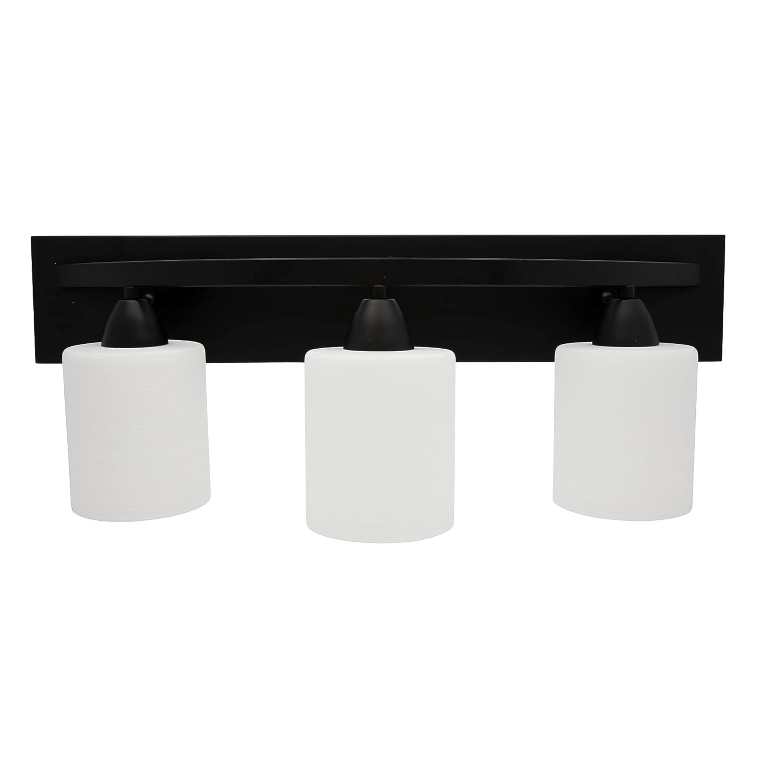 Dorence Bathroom Vanity Light Fxiture - Interior Bathroom Lighting Bar with Modern Milk Glass Shade - Bathroom Lights Over Mirro