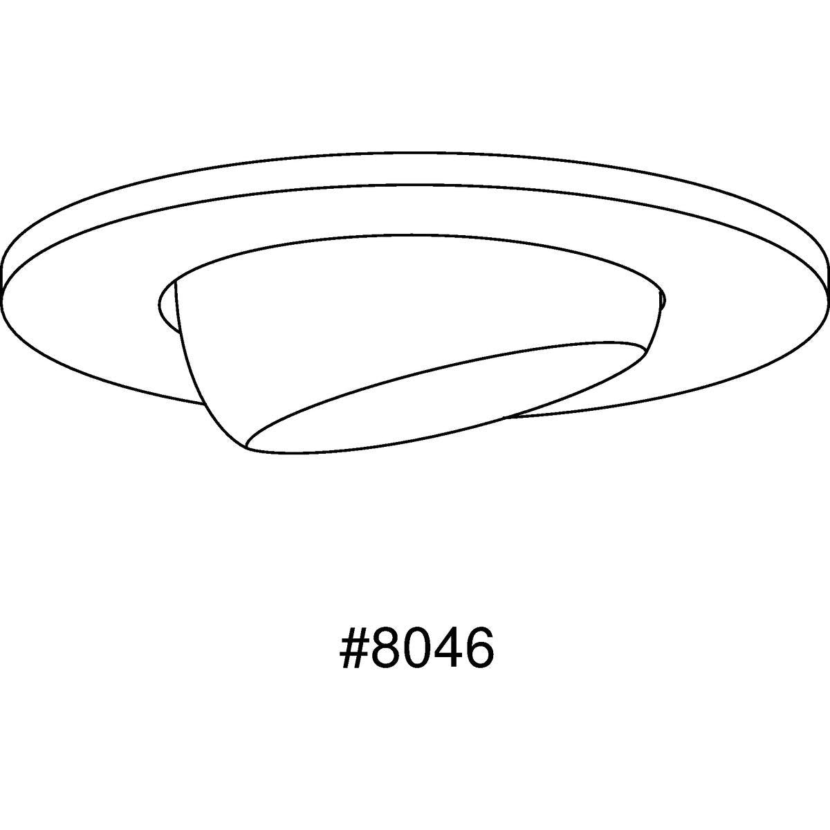 Progress Lighting P8046-28 Lighting Accessory, 5-Inch Diameter, White