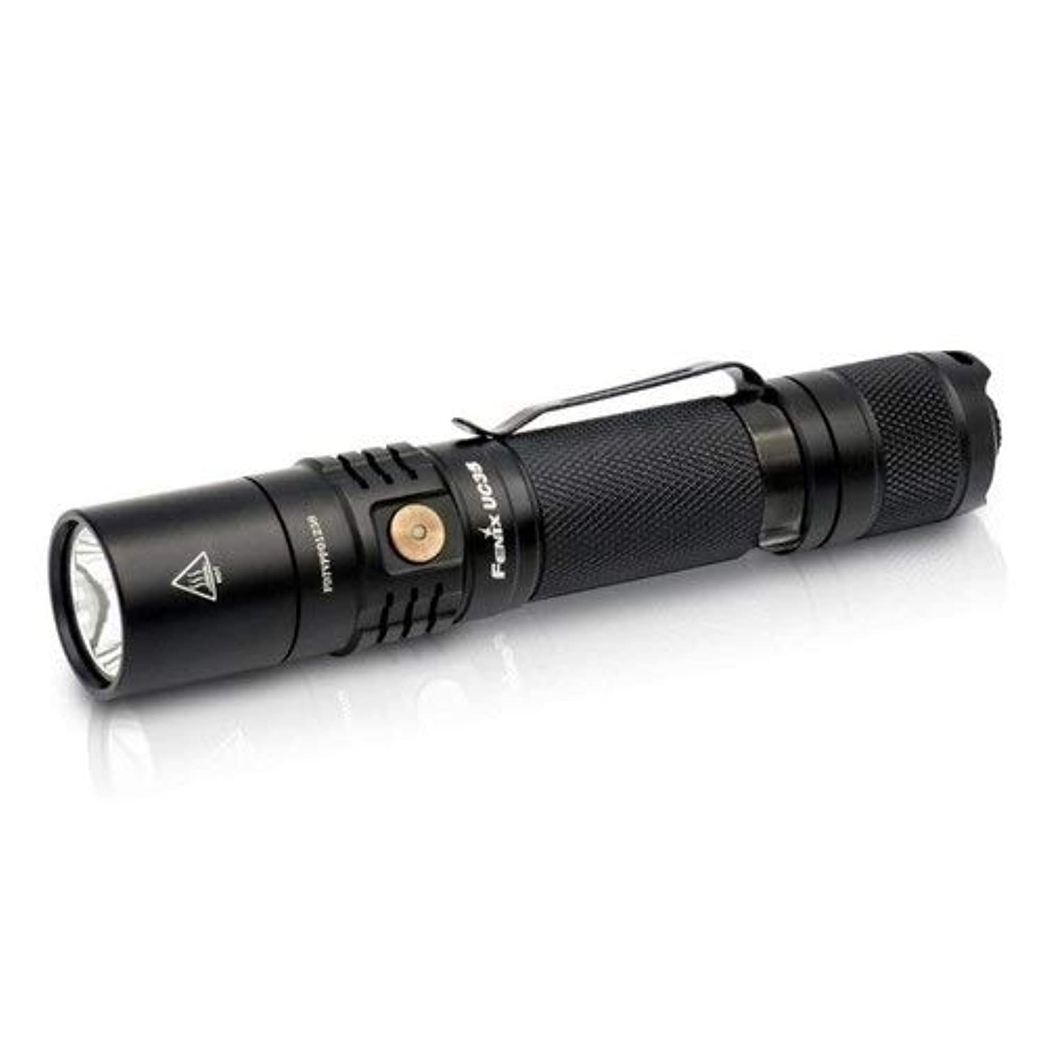 Fenix UC35 V2.0 Rechargeable Flashlight, Aluminum, Black, Model UC35V2BK