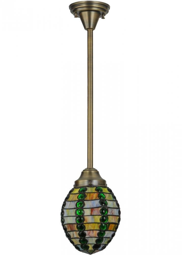 Meyda Tiffany Beehive Ceiling Fixture Mini Brass Glass Model 147739