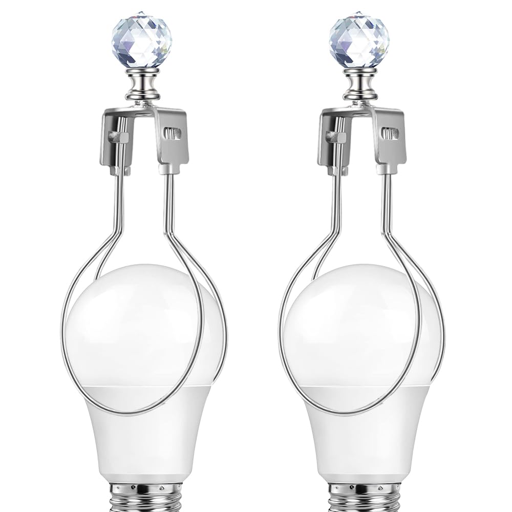 2Pcs Lamp Shade Harp Holder Adapter Supporting Light Bulb Clip Bulb Spring Clip 2Pcs Lamp Shade Harp Holder Adapter Supporting Light Bulb Clip Bulb Spring Clip
