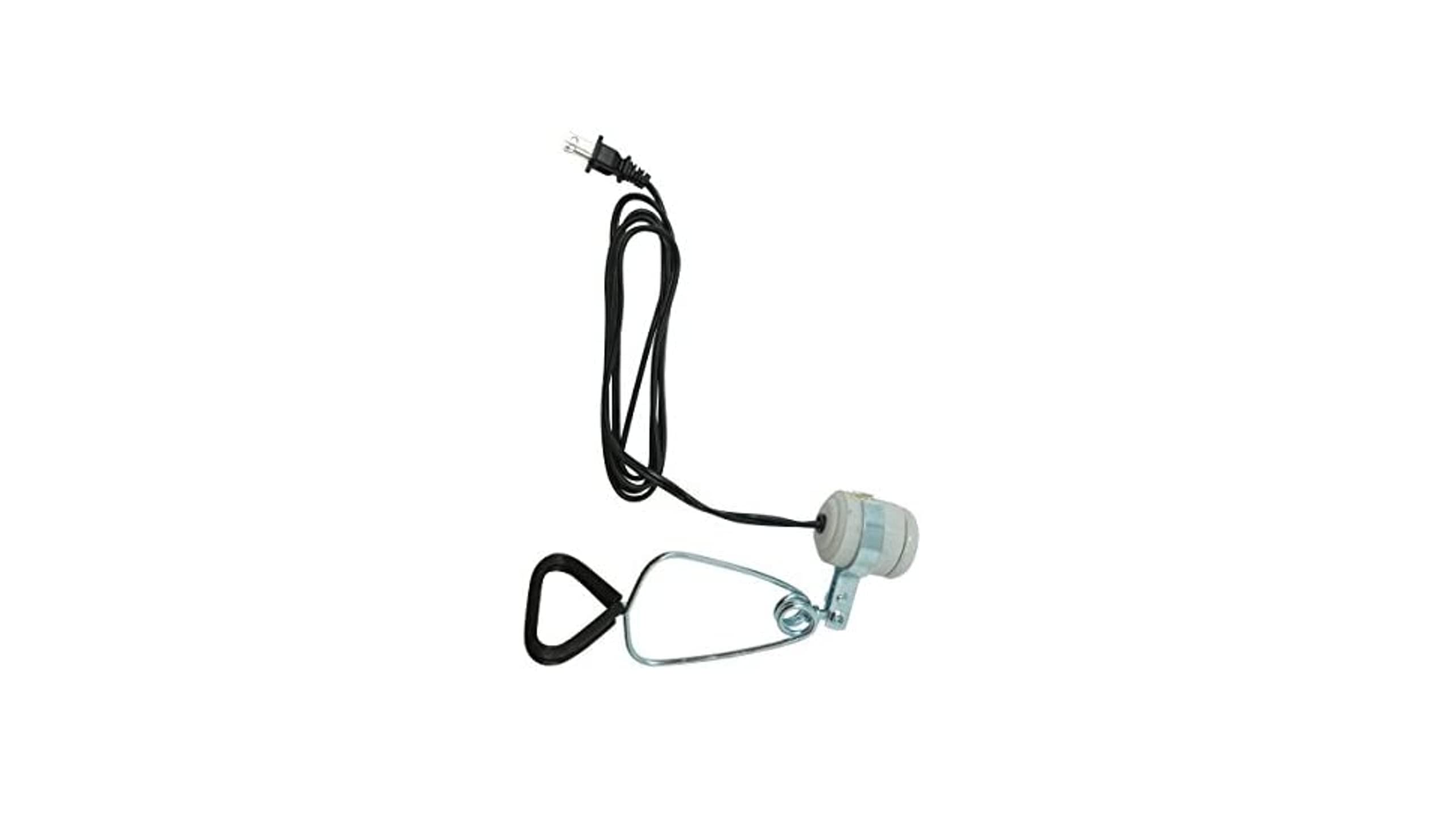 Woods 328 150-Watt Brooder Clamp Lamp With Porcelain Socket (6-Foot; 18/2 Gauge);White