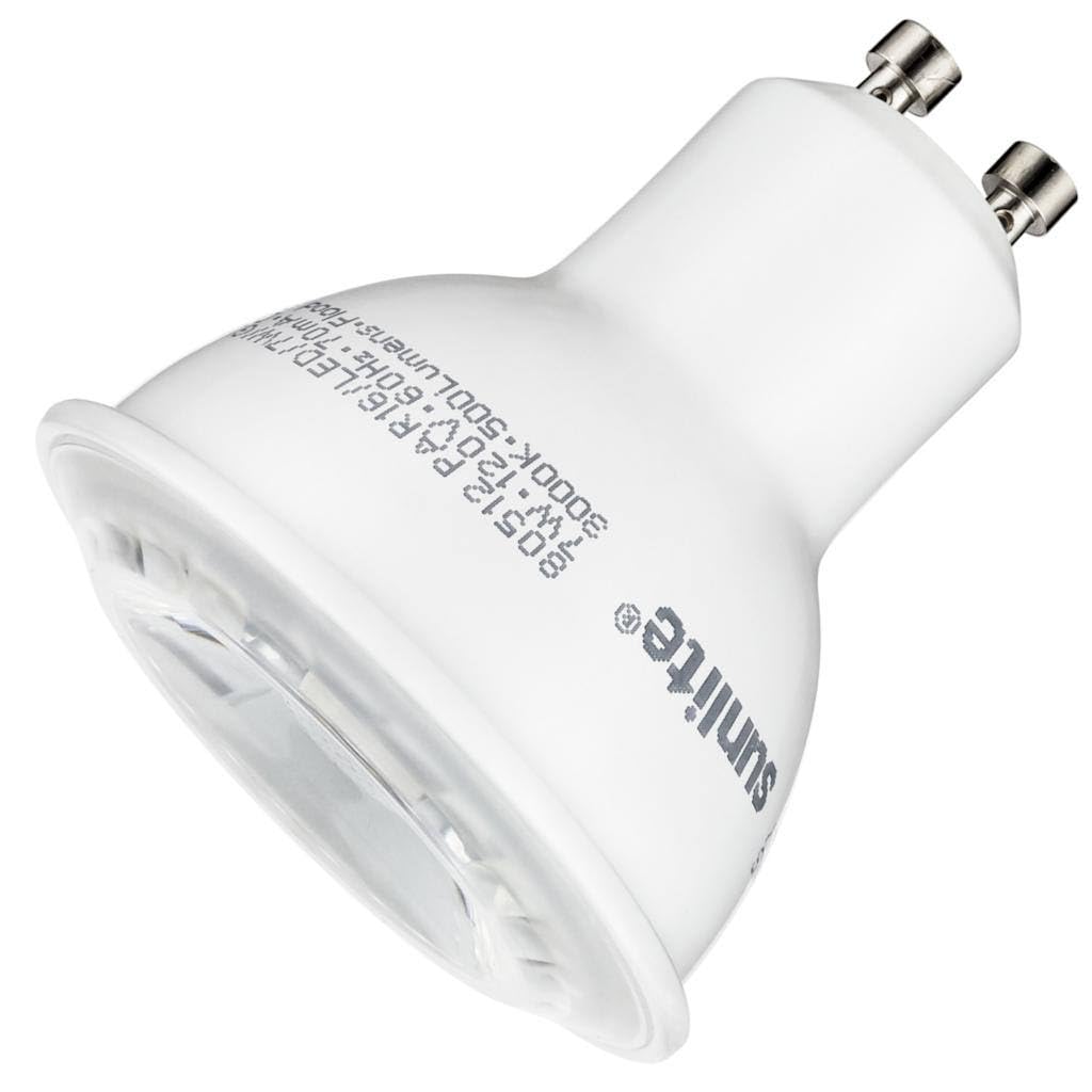 Sunlite 80521 Led Mr16 Reflector Spotlight Bulb, 7 Watts (50W Halogen Bulb Replacement) 120 Volt, 550 Lumen, 35 Flood Beam, Gu10