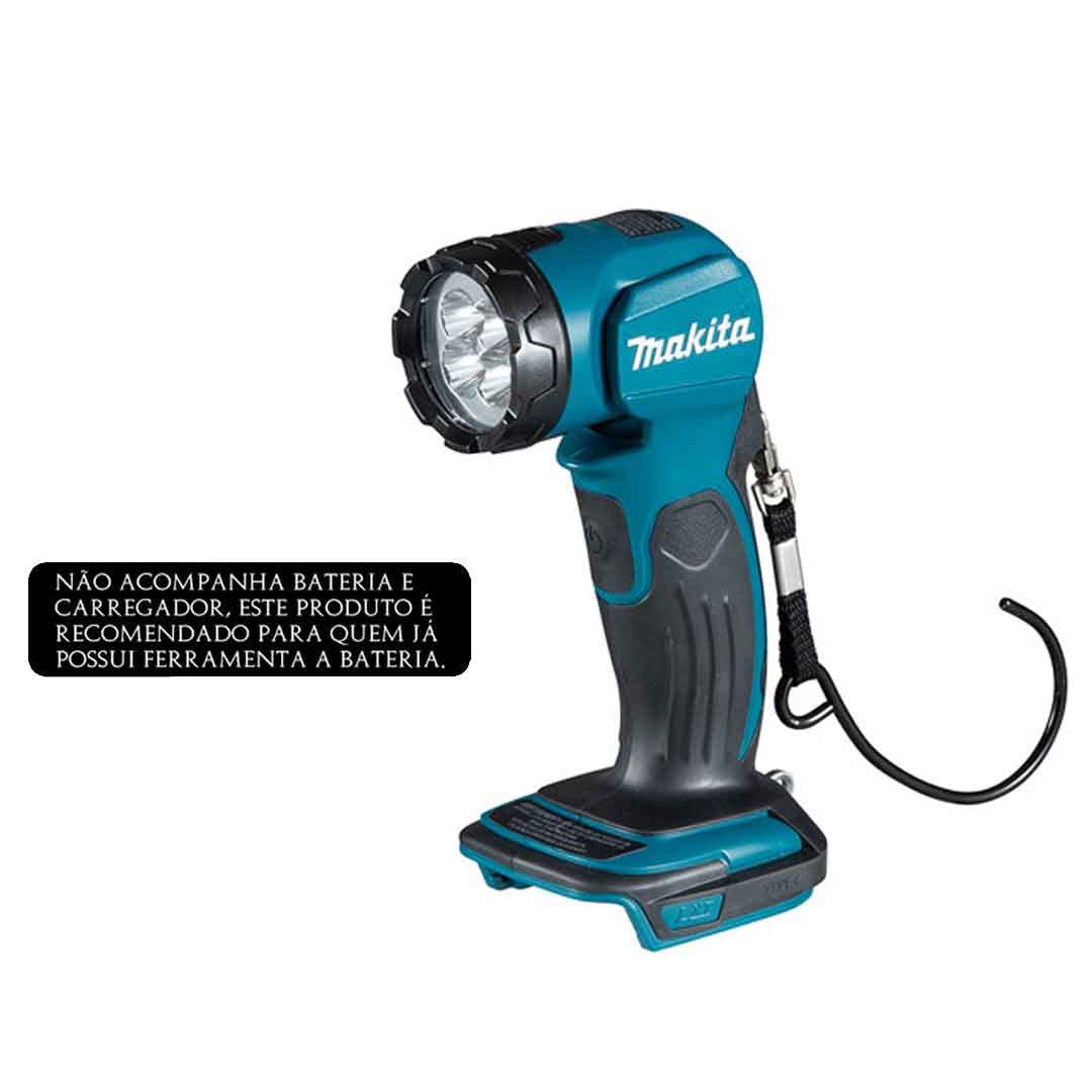 Makita DML815 18V LXT Lithium-Ion Cordless LED Flashlight - Teal, Aluminum Construction