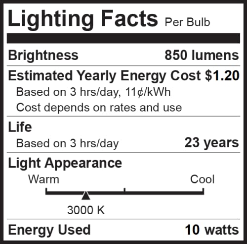 Bioluz Led 10-Pack Par30 Led Light Bulbs, 10W = 100W Replacement, 3000K Soft White, 90 Cri, Dimmable, Outdoor Flood Lights, Indo