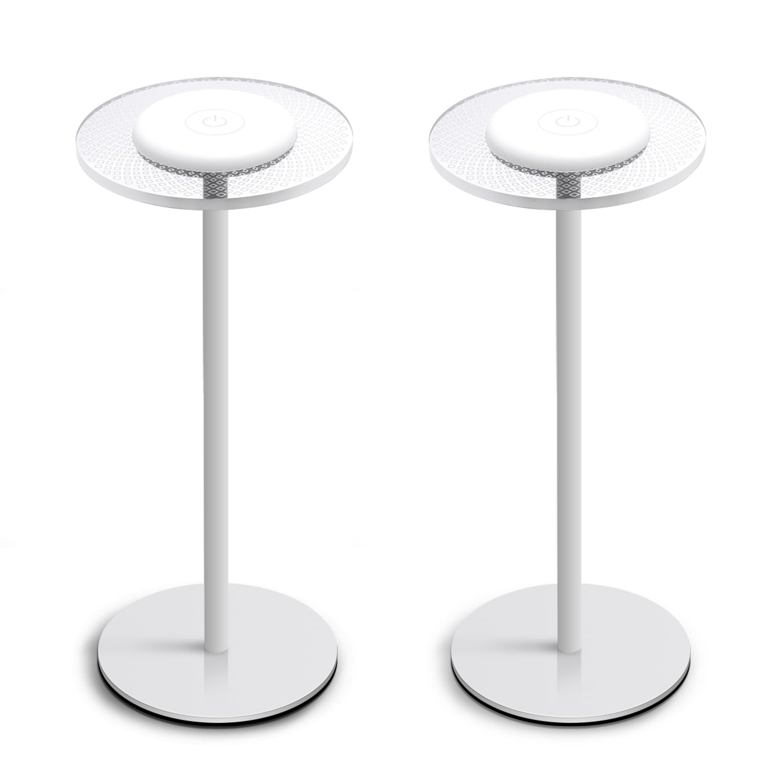 Loftek Cordless Table Lamps Set Of 2 - Rechargeable Color Changing Portable Desk Lamps With Adjustable Height For Restaurants, B