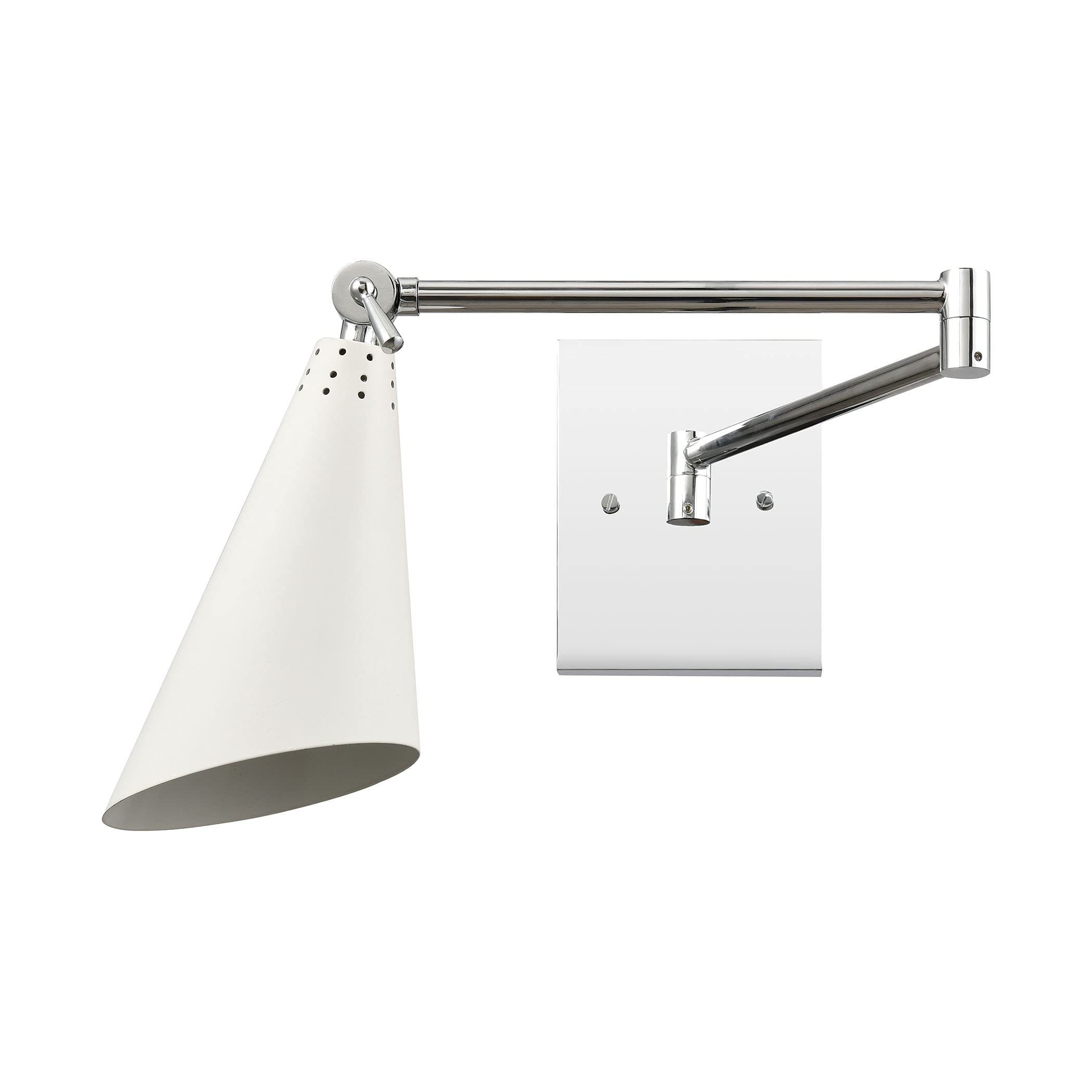 Elk Home 89200/1 Luca 9" Polished Chrome 1-Light Wall Sconce, Alloy Steel, Compact Size