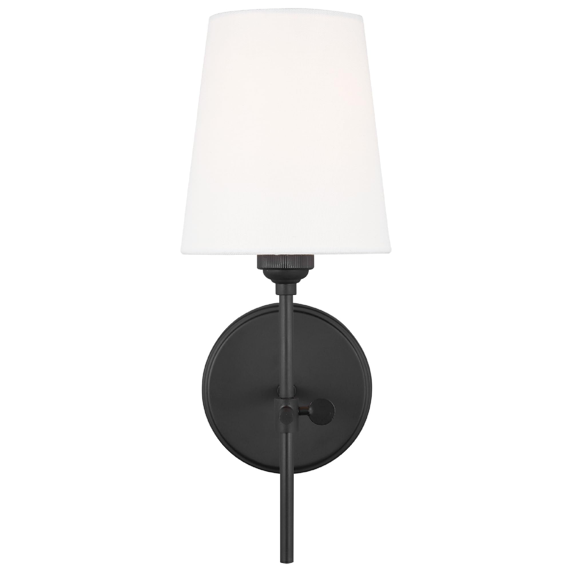 Generation Lighting 4187201-112 1-Light Baker Bath Fixture Wall Lamp Midnight Black 4187201-112 | Bathroom Light Fixture for Hom
