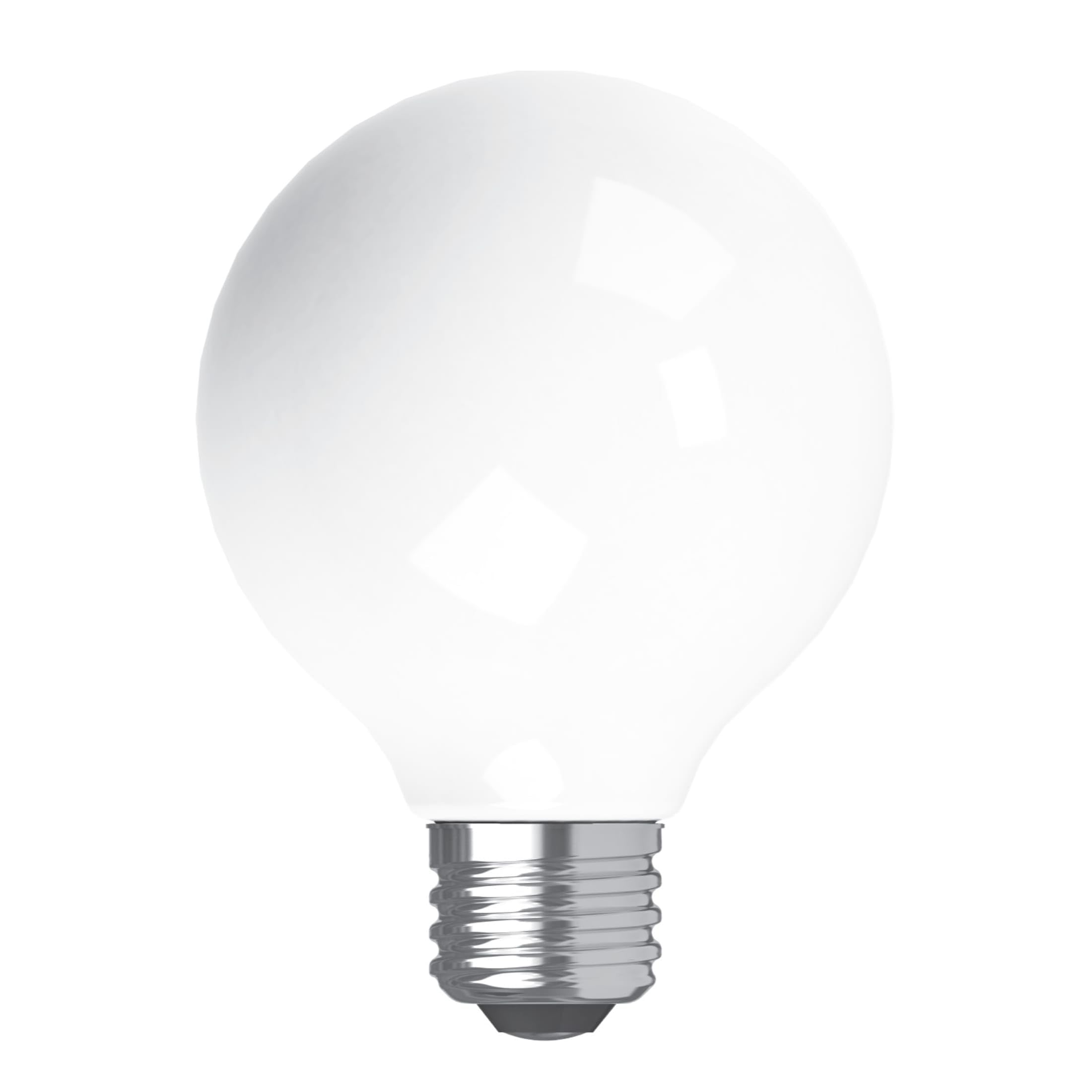 Ge Refresh Led Light Bulbs, 60 Watt, Daylight, G25 Globe Bulbs, Medium Base (2 Pack)