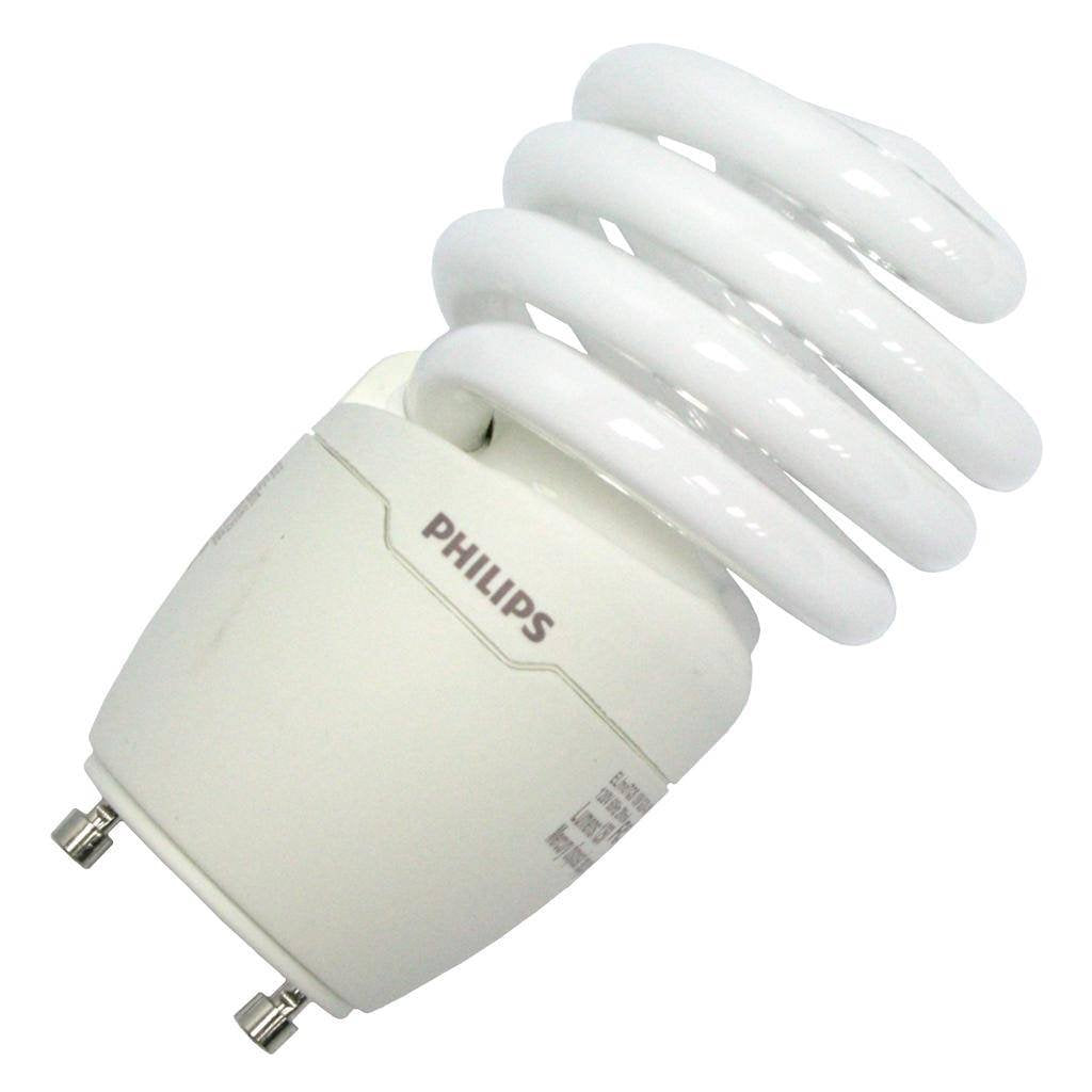 Philips 18W Gu24 Energy Saver Cfl Lamp, 1250 Lumens, 2700K Warm White, 80 Cr