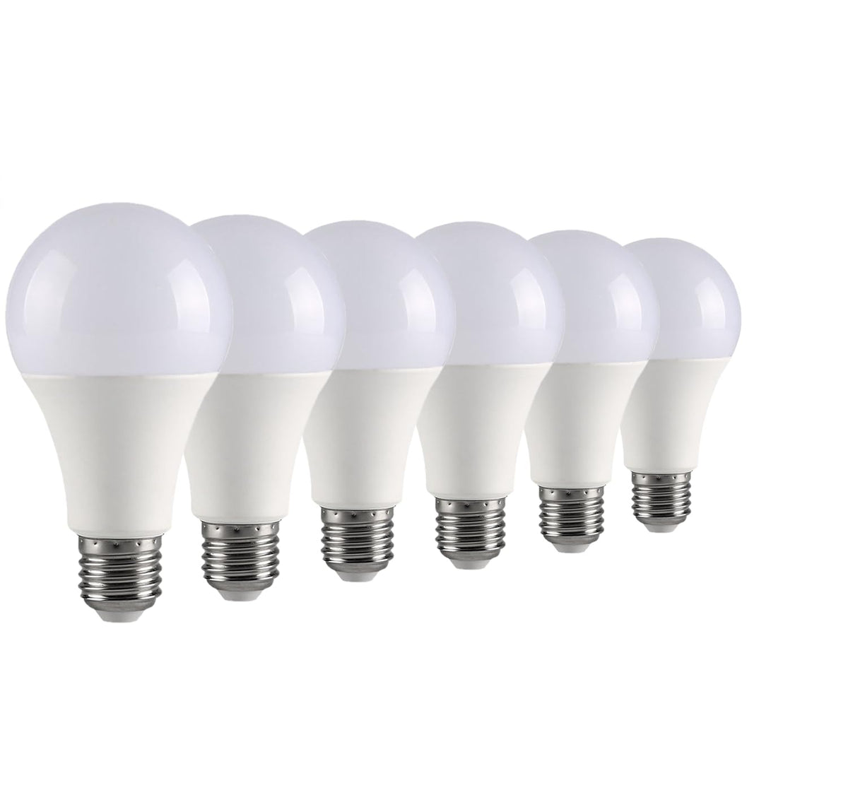 UL Listed 6-Pack 3 Way Bulb 50 100 150W Replacement LED Light Bulbs, Daylight 5000K, Three Way A19 Bulbs with E26 Base,700/1400/