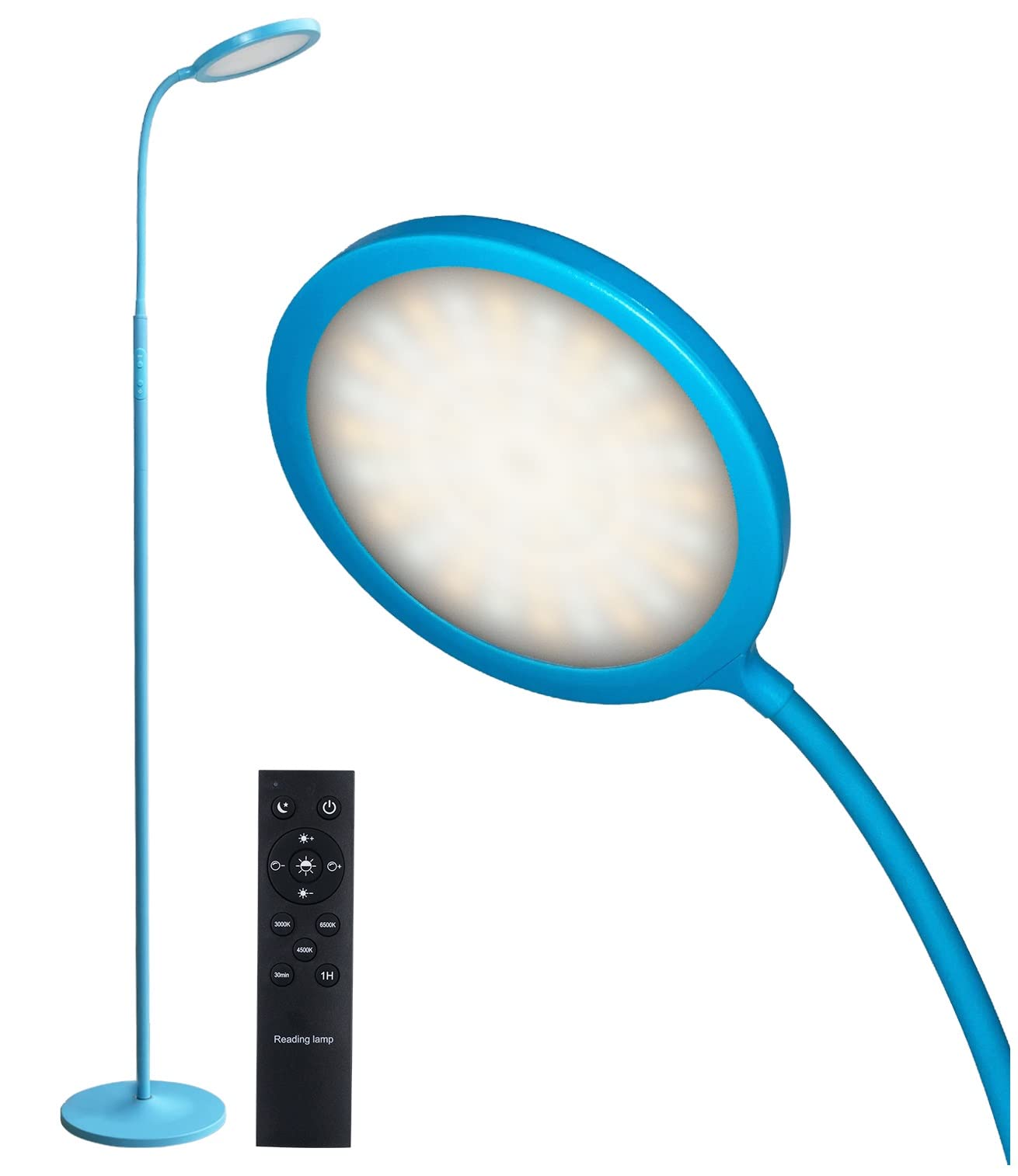 LED Floor Lamps for Living Room, Bright Modern Reading Floor Lamp with Stepless Adjust Color Temperatures & Brightness, Standing