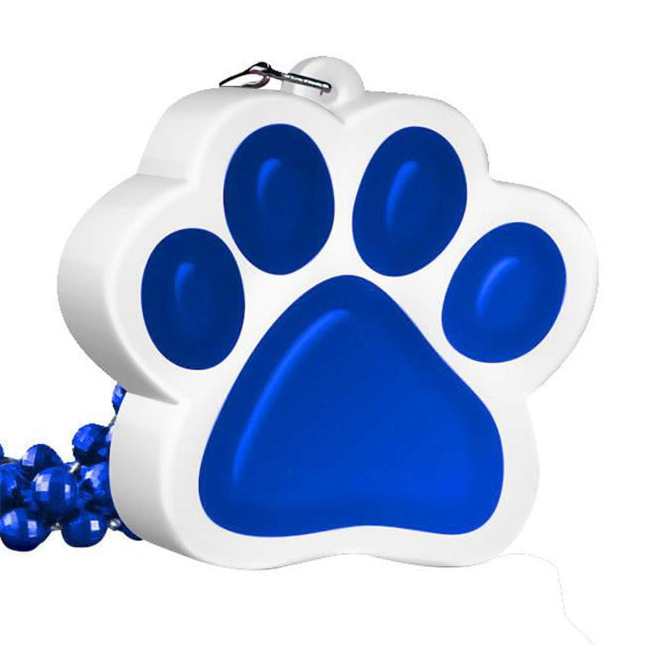 blinkee Light Up Charm Necklace - Blue Paw Print, Small, Multicoloured, Plastic, Model 3480070