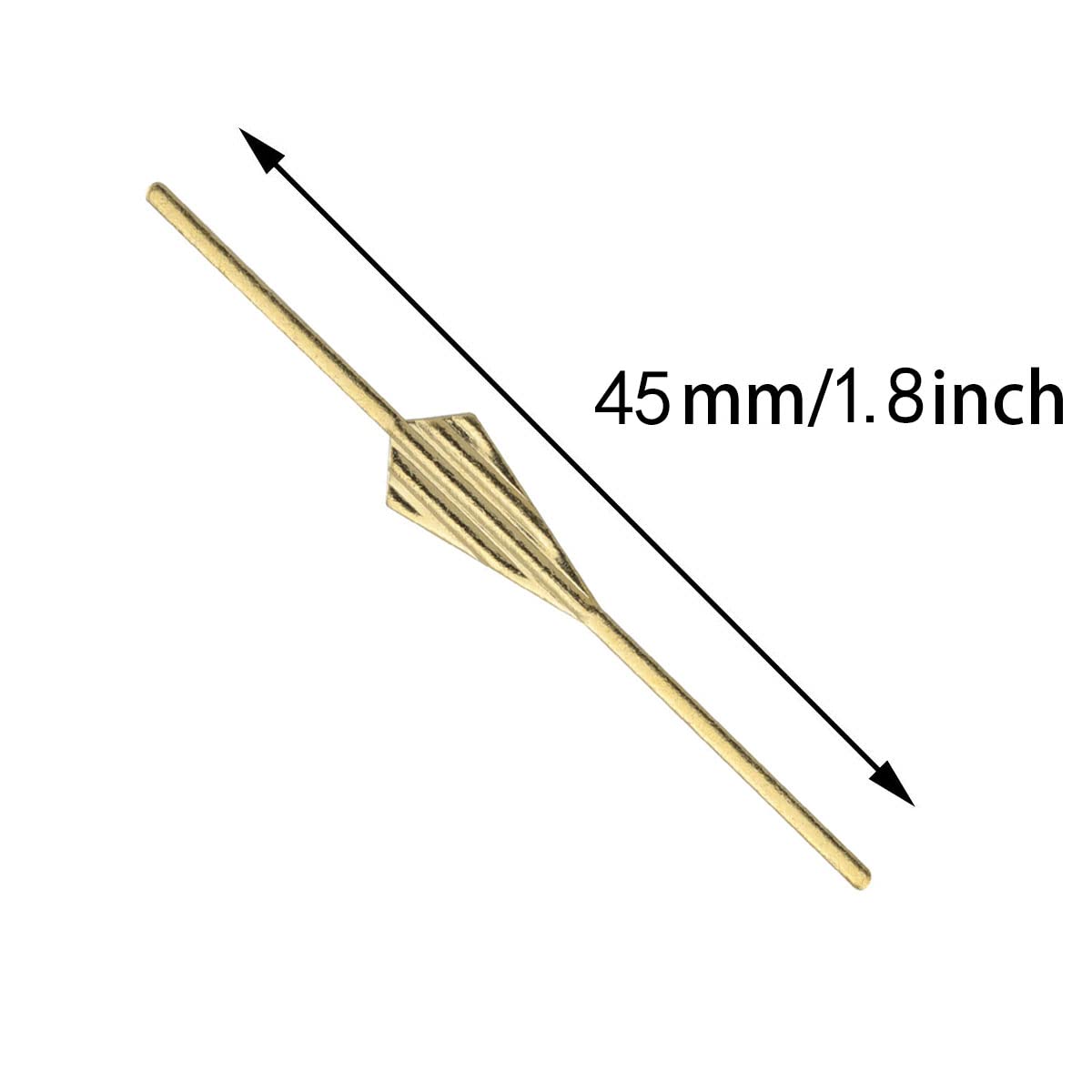 ITROLLE Chandelier Connector Clip 200PCS Stainless Steel 45mm Bow Tie Pin Golden