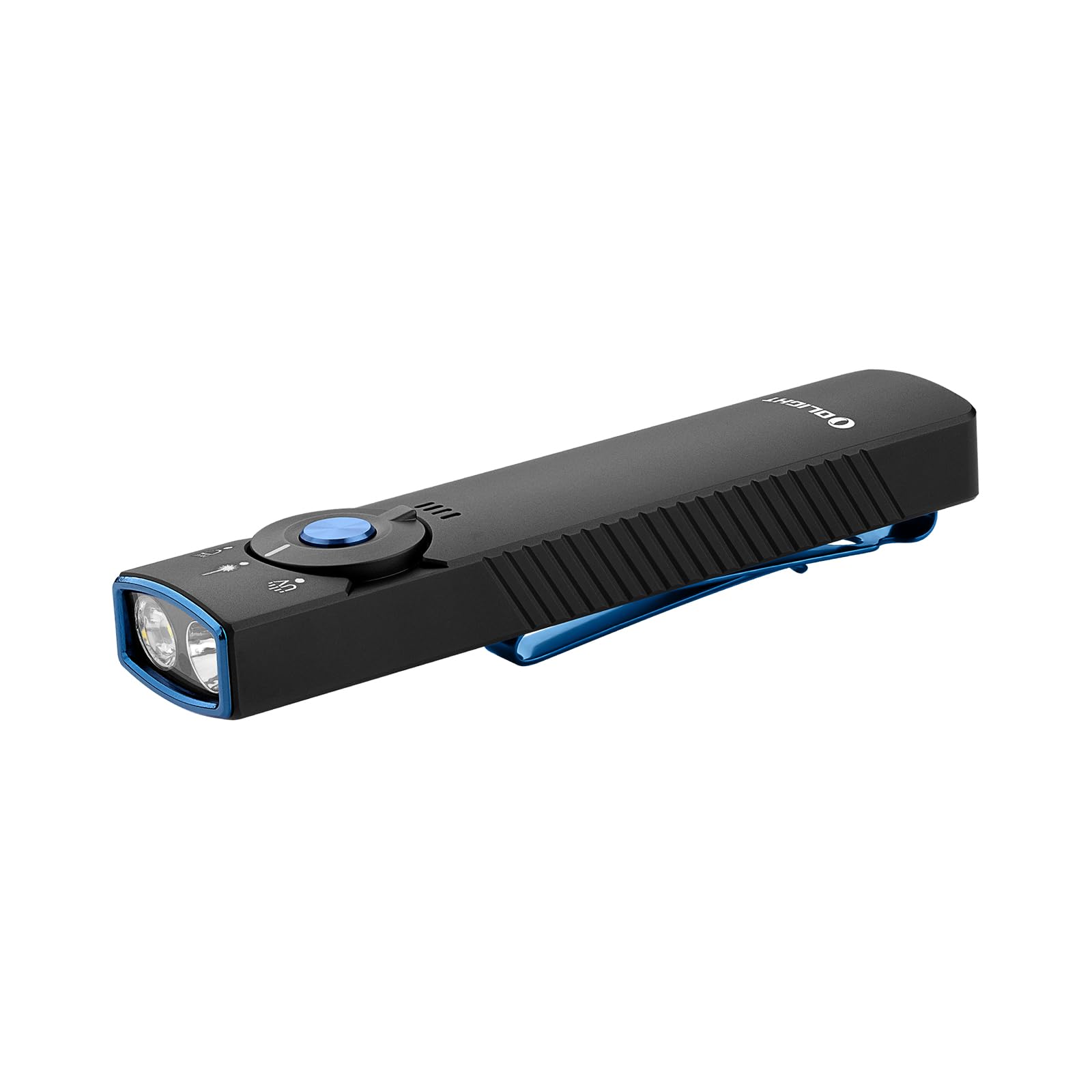 OLIGHT Arkfeld Pro Rechargeable Flashlight, 1300 Lumens, Green Beam & UV LED, Aluminum, Pocket Size, Black