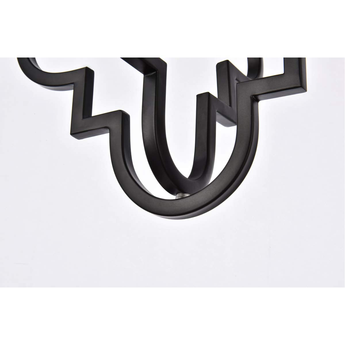 Living District Indoor Modern Home Decorative Bright Ceiling Sandara 1 Light Pendant in Black