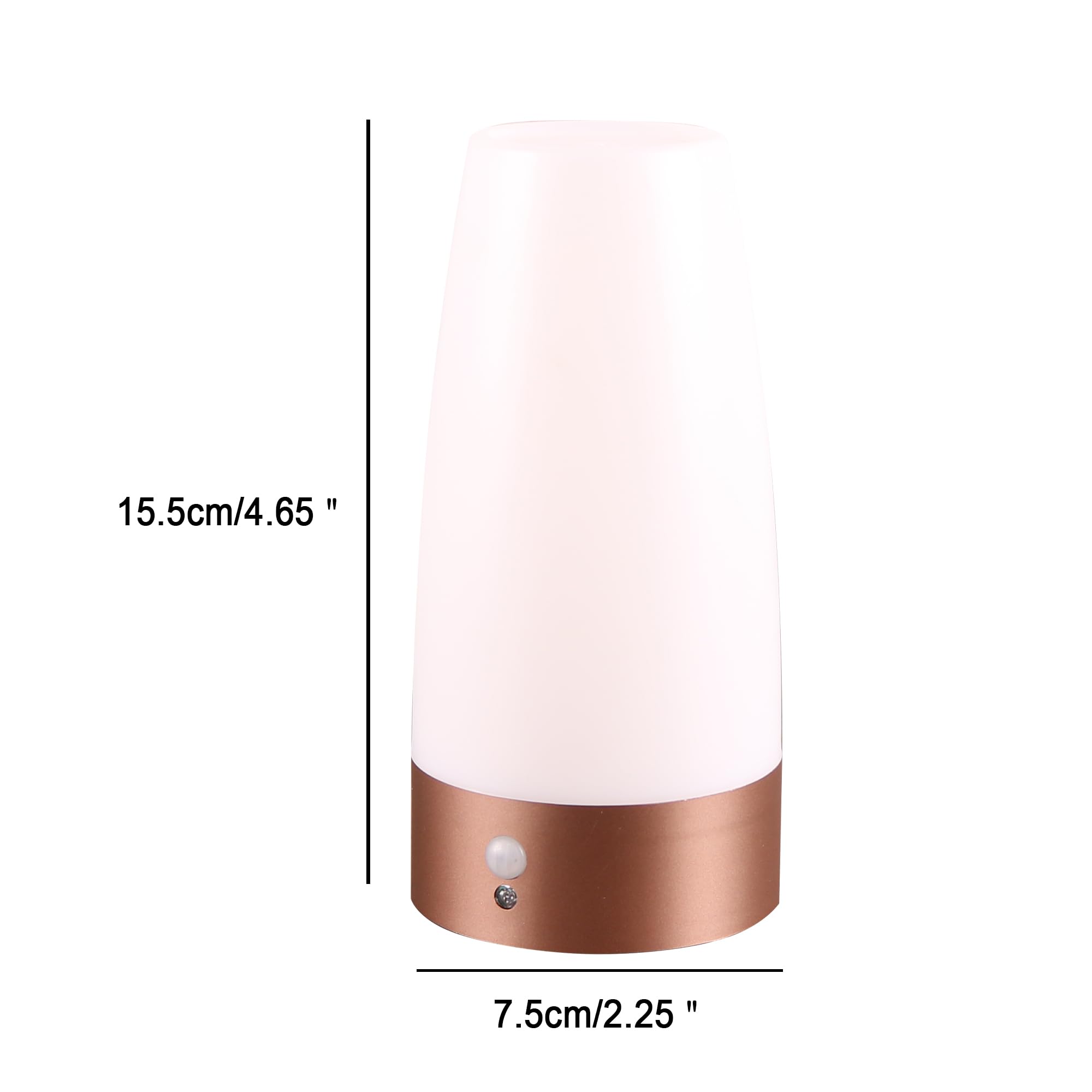 Wralwayslx Motion Sensor Table Lamp (2Pack Round Bronze)