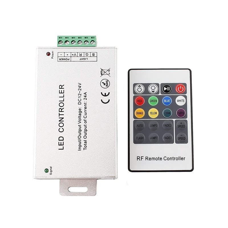 12V-24V Remote Controller for RGB LED Strip 5050 3528 SMD (RF Remote)