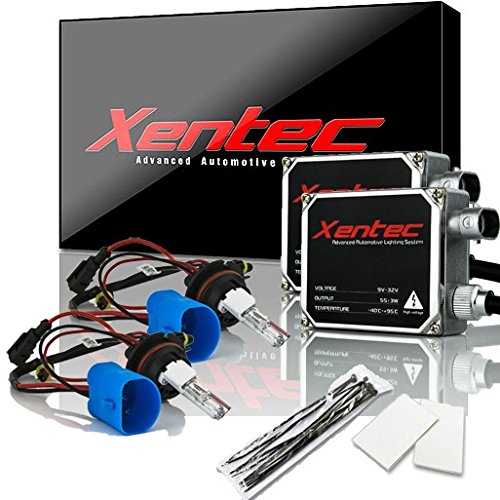 Xentec 55W Ballasts Bundle with 2 Xenon Bulbs 9007/9004/HB5 Hi/Lo 6000K Ultra White