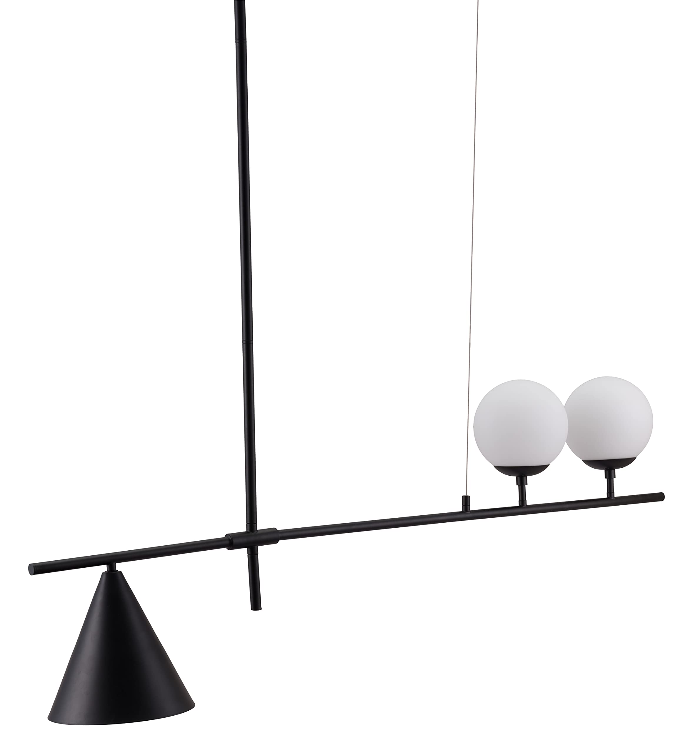 Zuo Richiza Black Ceiling Lamp - Stylish Alloy Steel Fixture For Modern Interiors