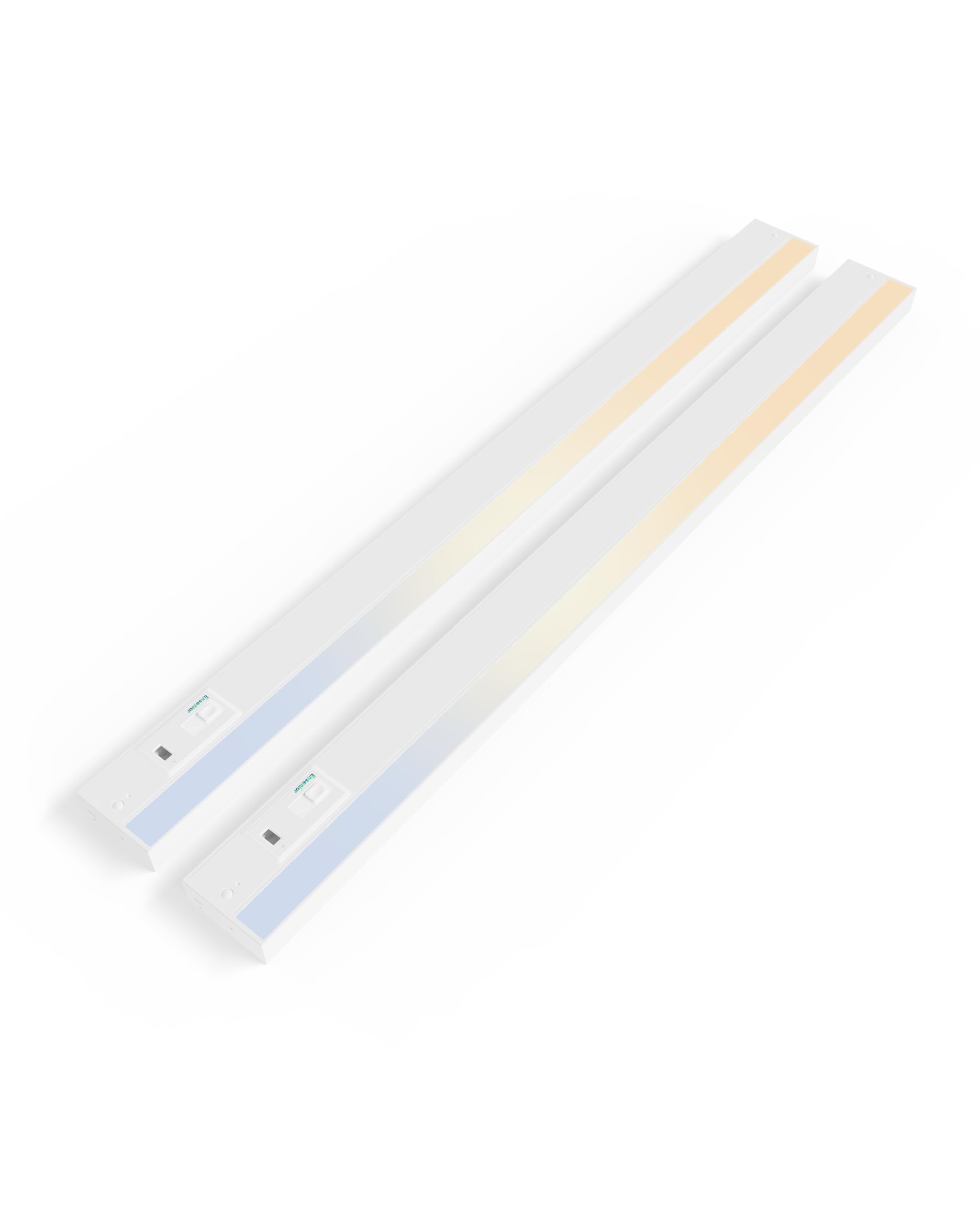 Ensenior LED Under Cabinet Lighting, 32 Inch, Dimmable, 2.4G Wireless Control, Hardwired/Plug-in, Aluminum, 2 Pack, Model 769044665
