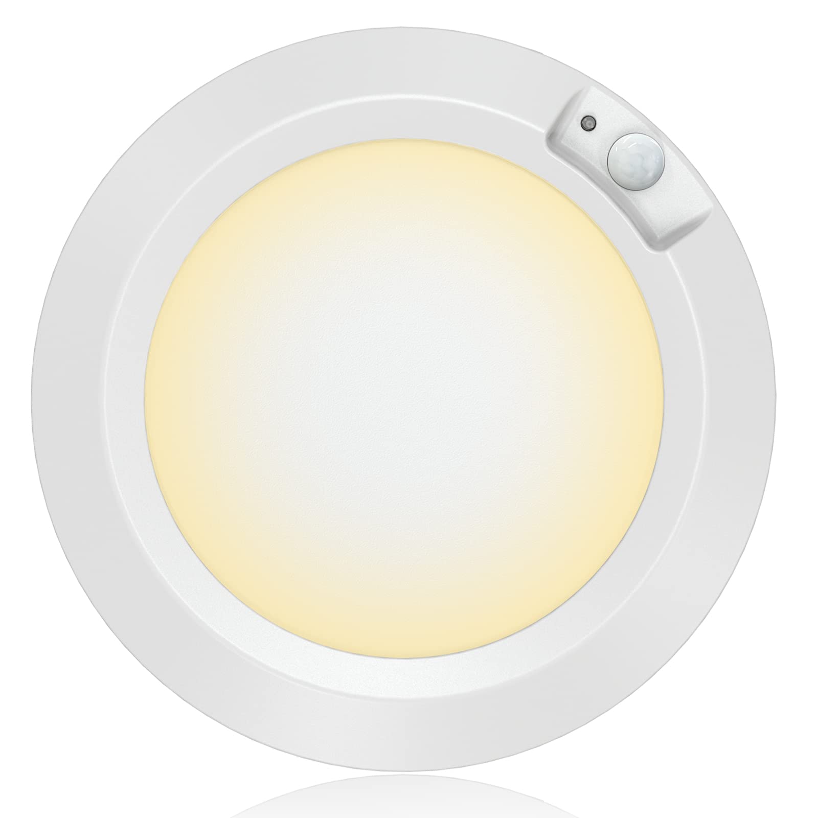 Awanber Battery Operated Motion Detector Lights, Wireless LED, 210LM, 3000K, Plastic, 1 Pack, Warm White