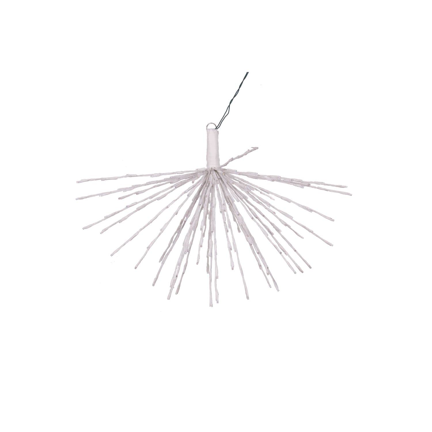 Vickerman 240Lt x 32&quot; White Starburst Warm White 5mm Twinkle LED Lights.