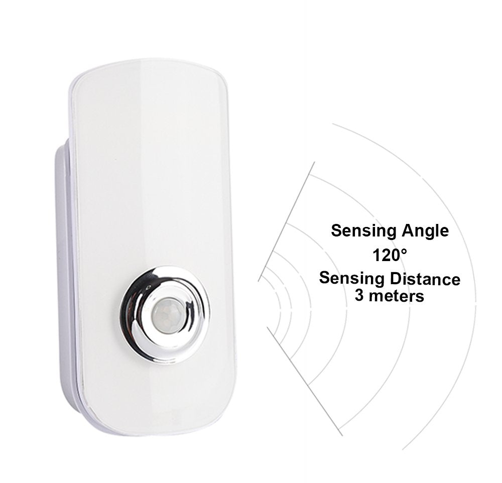 Bonashi 2 Pack LED Night Light & Flashlight - Motion Sensor, Rechargeable, Energy Saving, Wall Mount, Portable LED Torch - Blue, Small Size