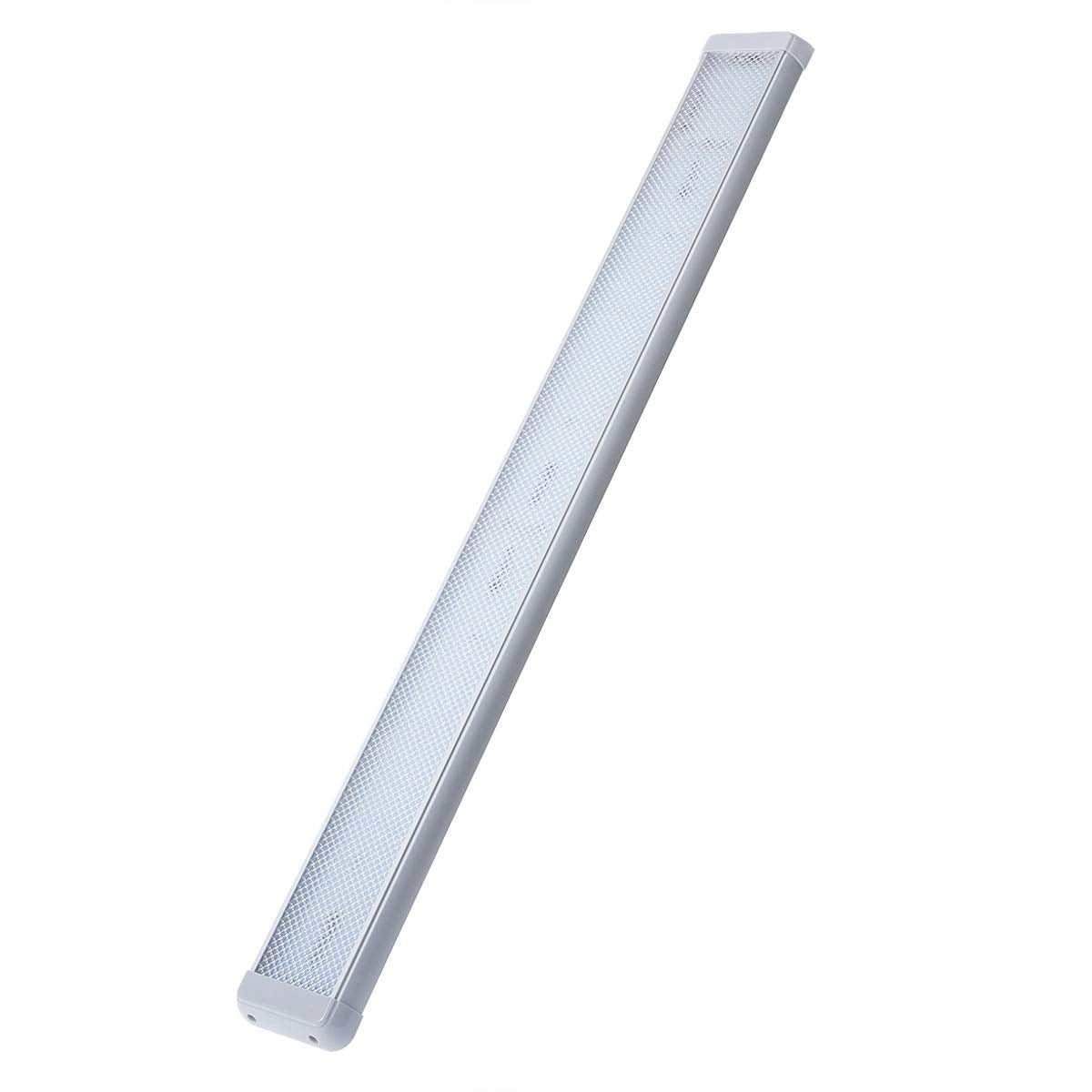 Raycharm Rv Enclosed Trailer Interior Led Light Fixture, 37.8&quot; X 3.9&quot; Aluminum Housing, 6000K Cool-White Large Spaces Illuminating, High-Output Low Ampere Draw, On/Off Rocker Switch 12V-24V Dc, 1-Pack