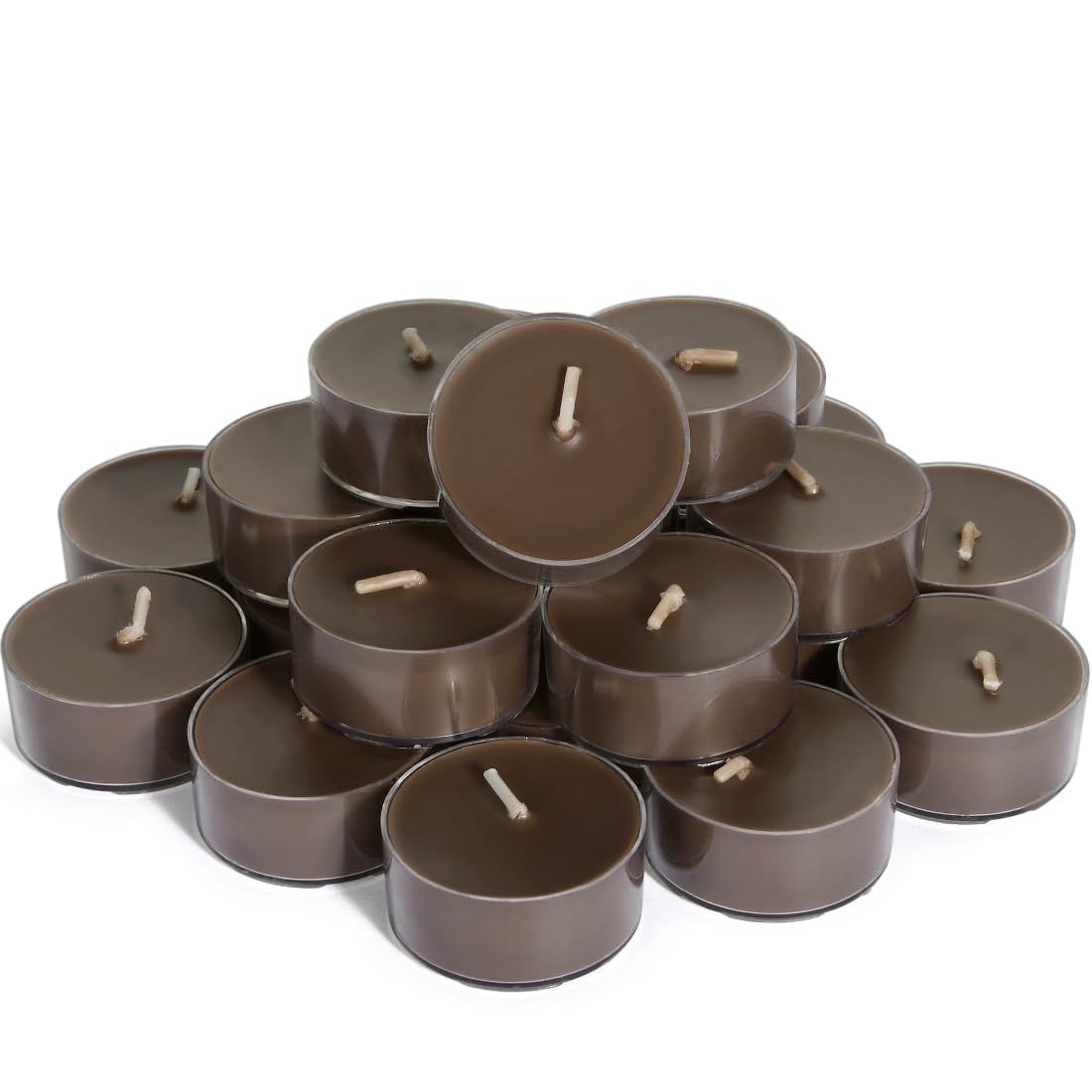 DEYBBY Scented Tealight Candles, Long Lasting Soywax Tea Candle Used for All of Holders|Clear Cup|24 Counts|Up to 4 Hour Burn Ti
